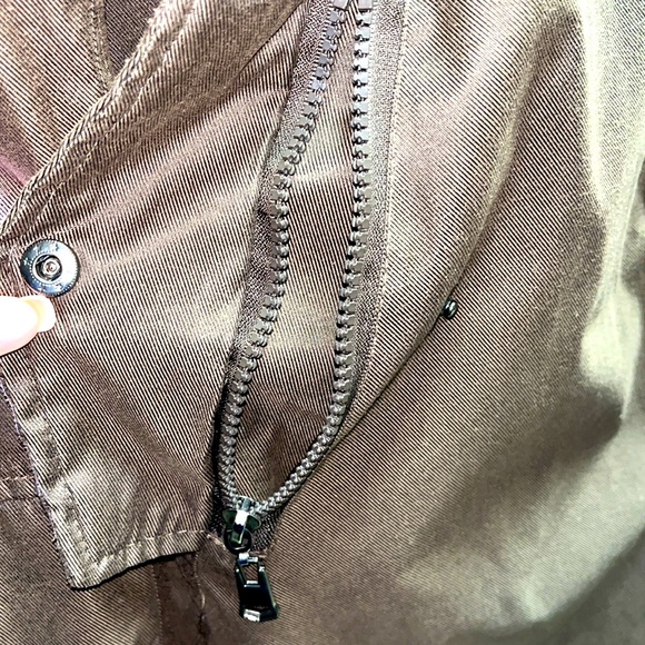 Streetwear Society Size S Brown Long Coat Jacket with Hidden Inner Pocket $35 - Picture 12 of 17